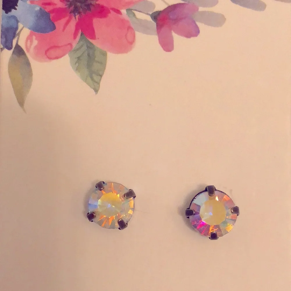 Aurora Borealis Crystal Earrings